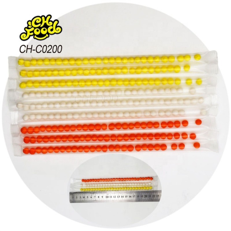 Fruit Flavor Crispy Sugar Coated Puffed Candy Stick Cheap Candy Sweets Wholesale and OEM Kids Snack Food Halal