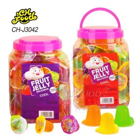 Halal Mix Fruit Pudding Jelly Cup Jelly in Jars Fruit Jelly