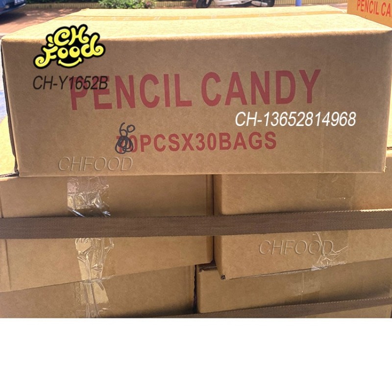 Wholesale and Custom Fruit Flavor Pencil Tablet Hard Candy Sweets