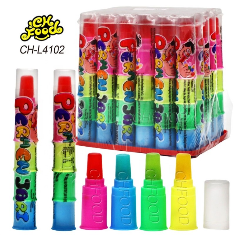 Manufacturer Mix-color Fruity Finger Hard Candy Lollipop Sweets Wholesale and OEM Plastic Candy Toy for Kids