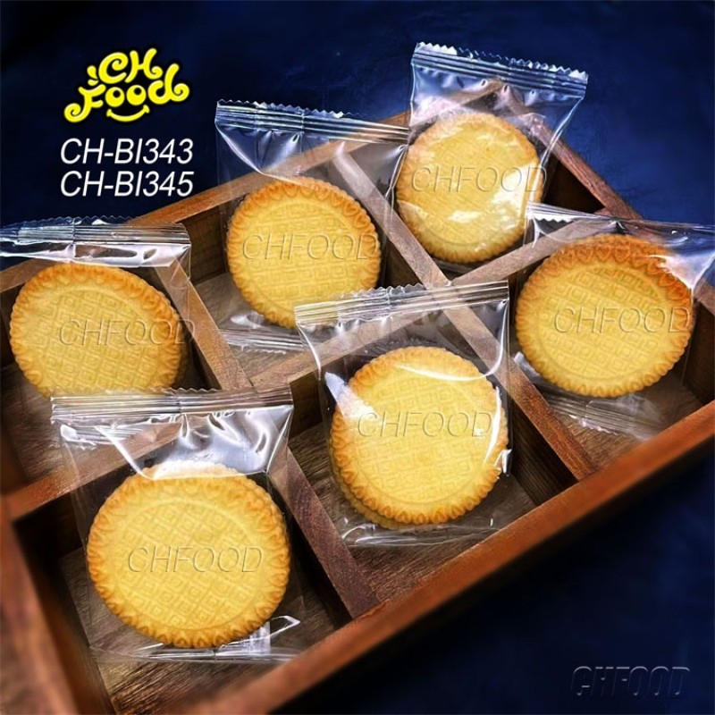 Wholesale Hot Selling Banana and Pineapple Flavor Crisp Biscuit Custom Halal Snack Food Sweets Cookies Kids Breakfast Biscuit