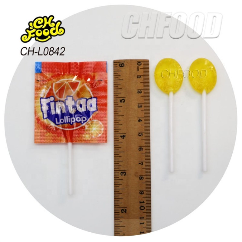 China Manufacturer Fruity Flavor Mini Flat Lollipop Hard Candy Sweets Wholesale Halal Candy Hallowmas and Easter Festival Candy