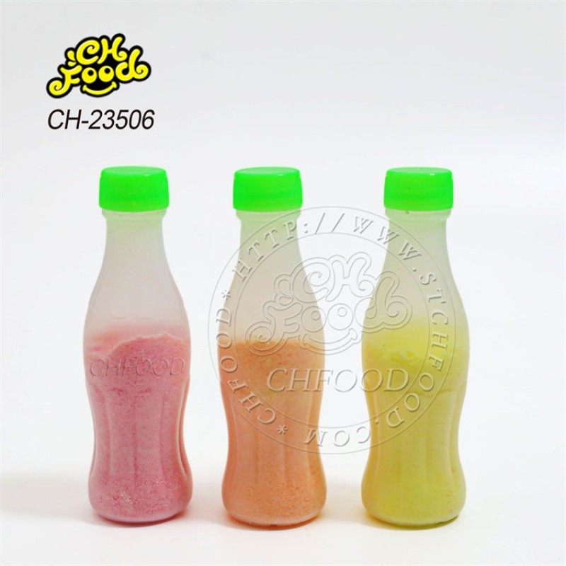 Halal Cola Bottle Sour Powder Candy Sweets Fruit Flavor Candy Filling Toys Wholesale and OEM