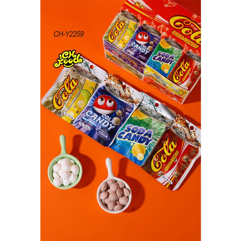 Hot Selling Good Taste Cola Soda Tablet Candy