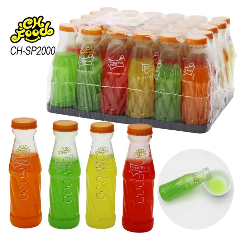 Wholesale Low MOQ Fruit Juice in Mini Bottle Liquid Candy Toy Sweets for Kids