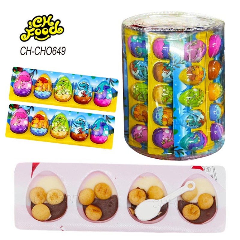 5 in 1 Mini Chocolate Dinosaur Egg Biscuit Ball