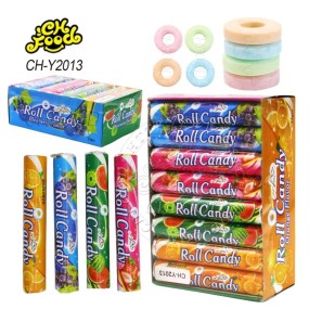 Hot Fruit Flavor Roll Tablet Candy