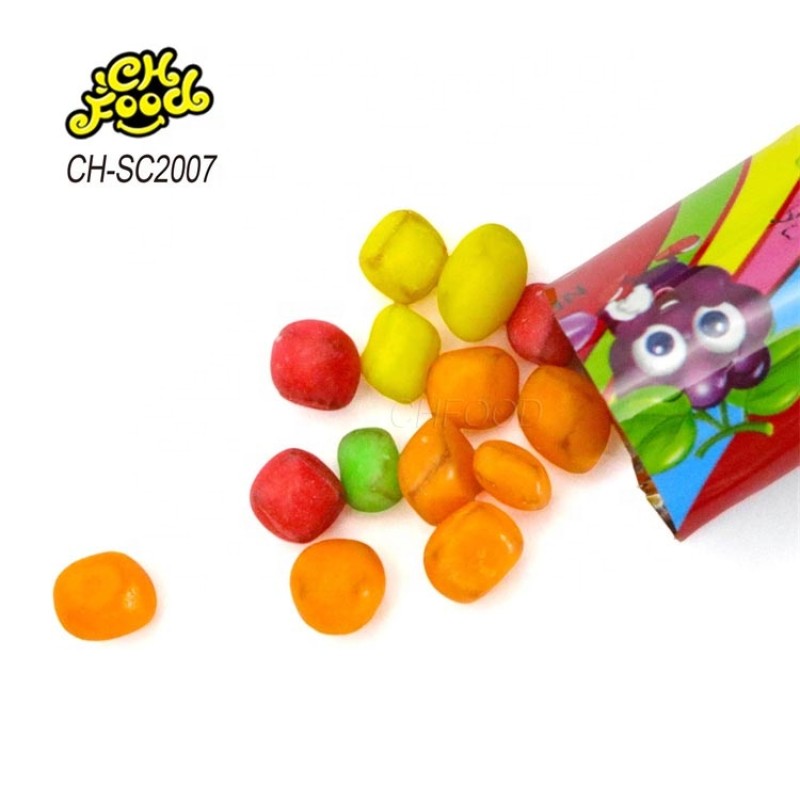 Colorful MIni Fruit Sour Candy Custom Halal Gummy Jelly Candy Sweets Factory Wholesale China Snack Food