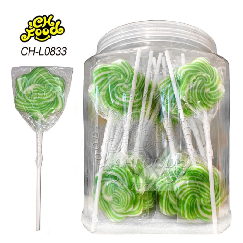 Star Shape Twist Rainbow Lollipop Starlight Candy