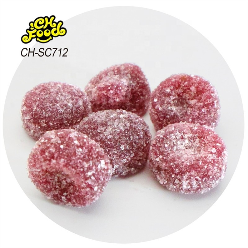 Wholesale Sugar Coated Mix Fruit Flavor Gummy Jelly Candy Halal Chewy Soft Candy