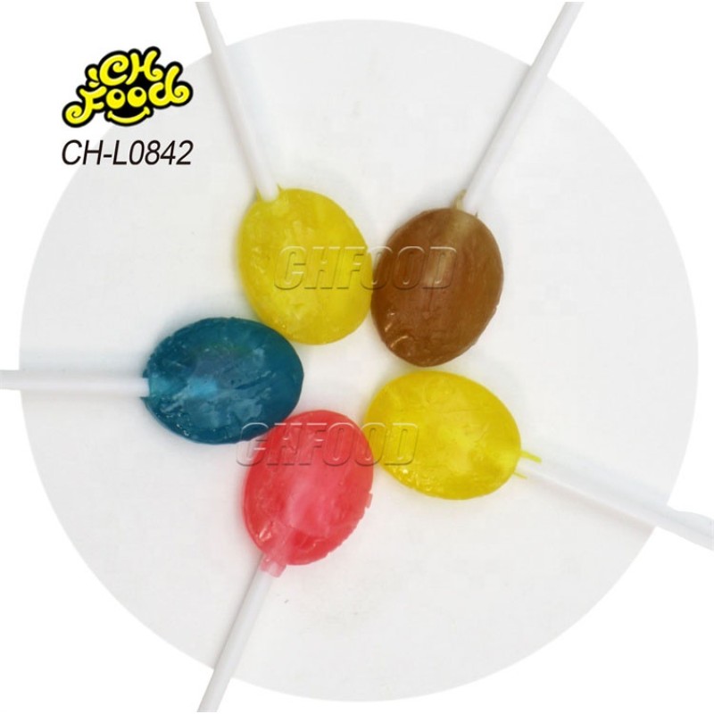 China Manufacturer Fruity Flavor Mini Flat Lollipop Hard Candy Sweets Wholesale Halal Candy Hallowmas and Easter Festival Candy