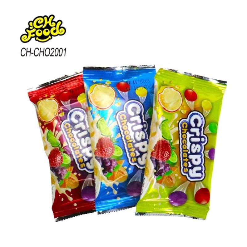 Custom Halal Crispy Chocolates Ball Candy Sweets  Wholesale and OEM China Snack for Children