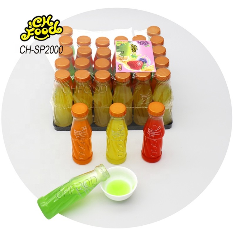 Wholesale Low MOQ Fruit Juice in Mini Bottle Liquid Candy Toy Sweets for Kids