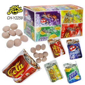 Hot Selling Good Taste Cola Soda Tablet Candy