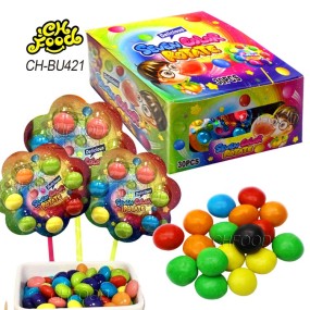 Wholesale Colorful Bubble Gum Ball Windmill Shape Toy Candy Halal Chewing Gum for Kids