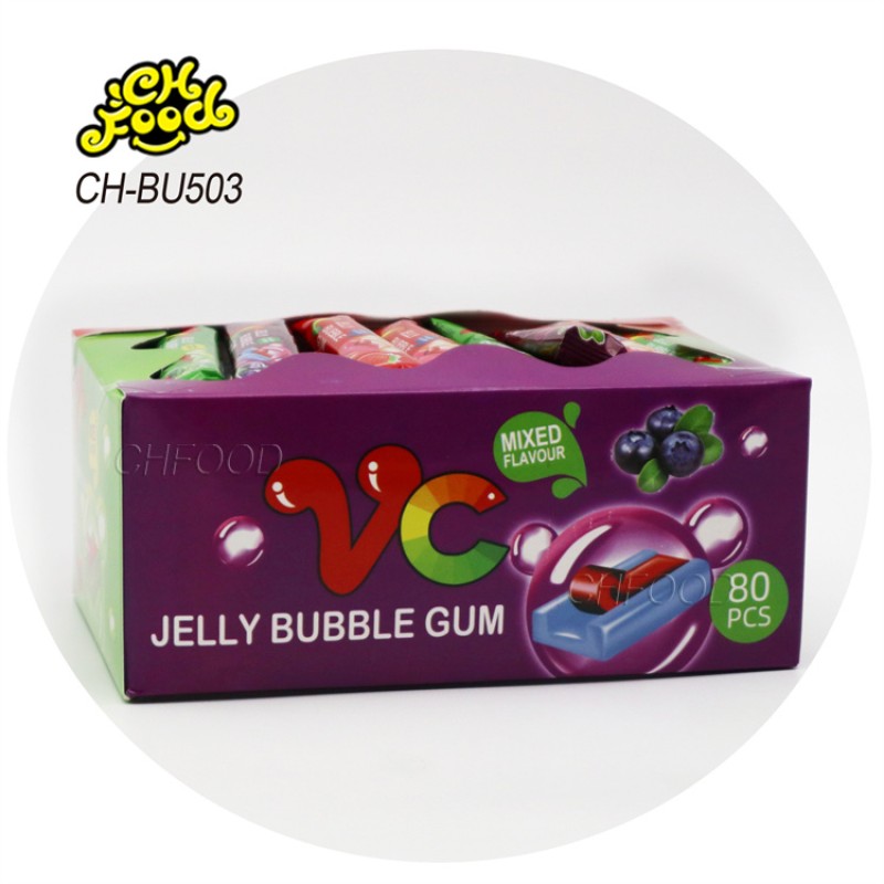 Mixed Flavor VC Jelly Bubble Gum