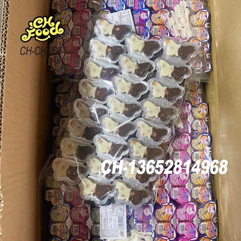 Hot Selling Low MOQ Small Butterfly Chocolate Biscuits Halal Sweet Candy Snack