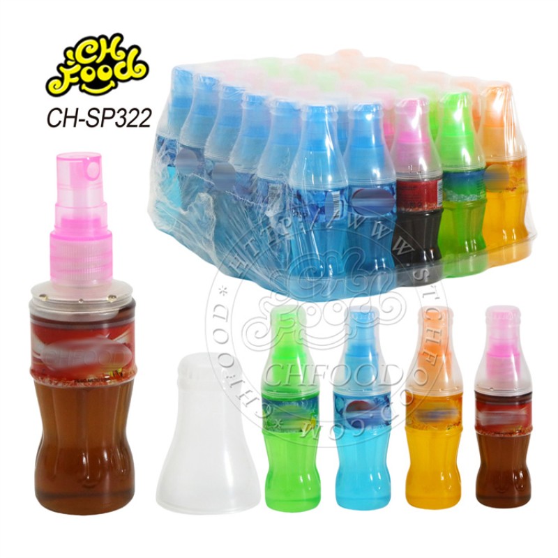 Cola Bottle Shape Liquid Candy Drink Fruit Flavor Spray Candy