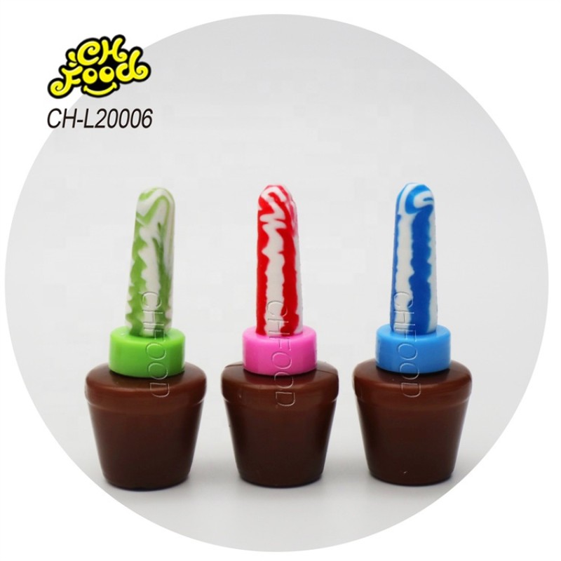 Wholesale New Item Hot Selling Dancing Cactus Candy Toy Fruit Flavor Lollipop Hard Candy Sweets for Kids