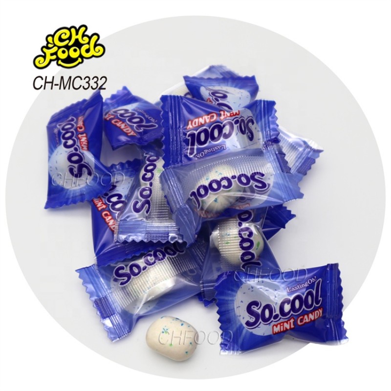 Wholesale Hot Selling Individual Package Sugar Coated Super Mint Cool Milk Candy Sweets Halal Candy