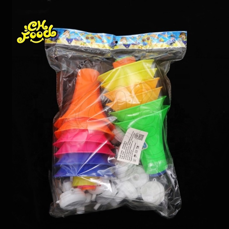 Wholesale 43CM Big Cheap Plastic Promotional Extension-type Horn Toy for Kids