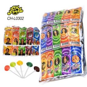Custom 5 Fruit Flavor Mini Lollipop Halal Hard Candy Sweets Snack