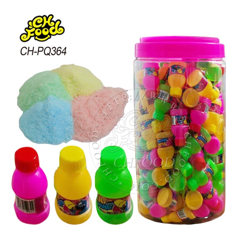 Hot Sale Cheap Mini Bottle Fruit Flavor Powder Candy for Kids Wholesale and Oem Halal Candy Toy