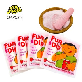 Factory Custom Halal Hot Strawberry Flavor Sour Powder Candy with Stick Tablet Candy Sweets