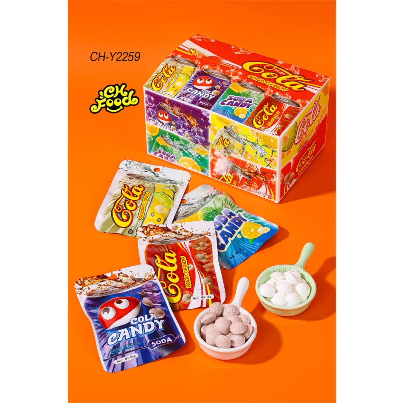 Hot Selling Good Taste Cola Soda Tablet Candy