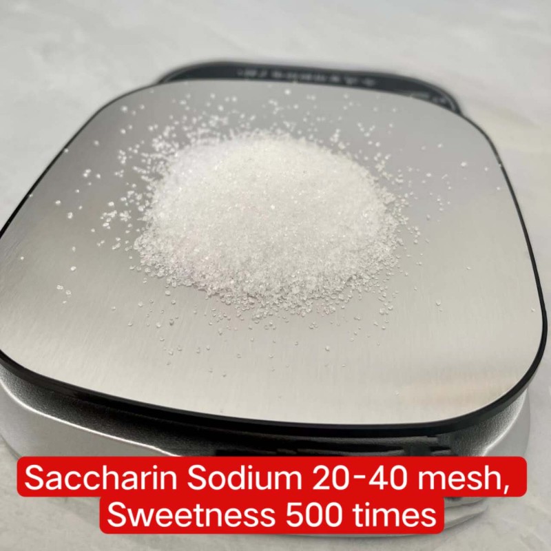 Food Additive  Natural 40-80 Mesh Sodium Saccharine Powder