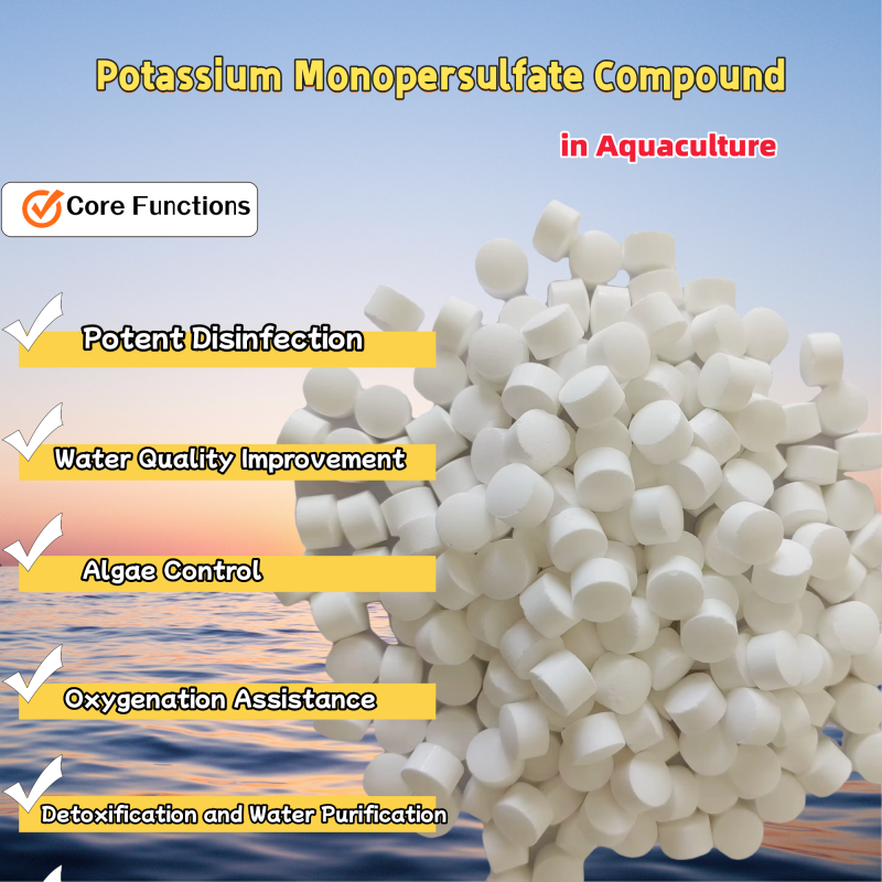 High Quality 50% Potassium Monopersulfate Compound Tablets for Aquaculture Bottom Improvement Water Purification