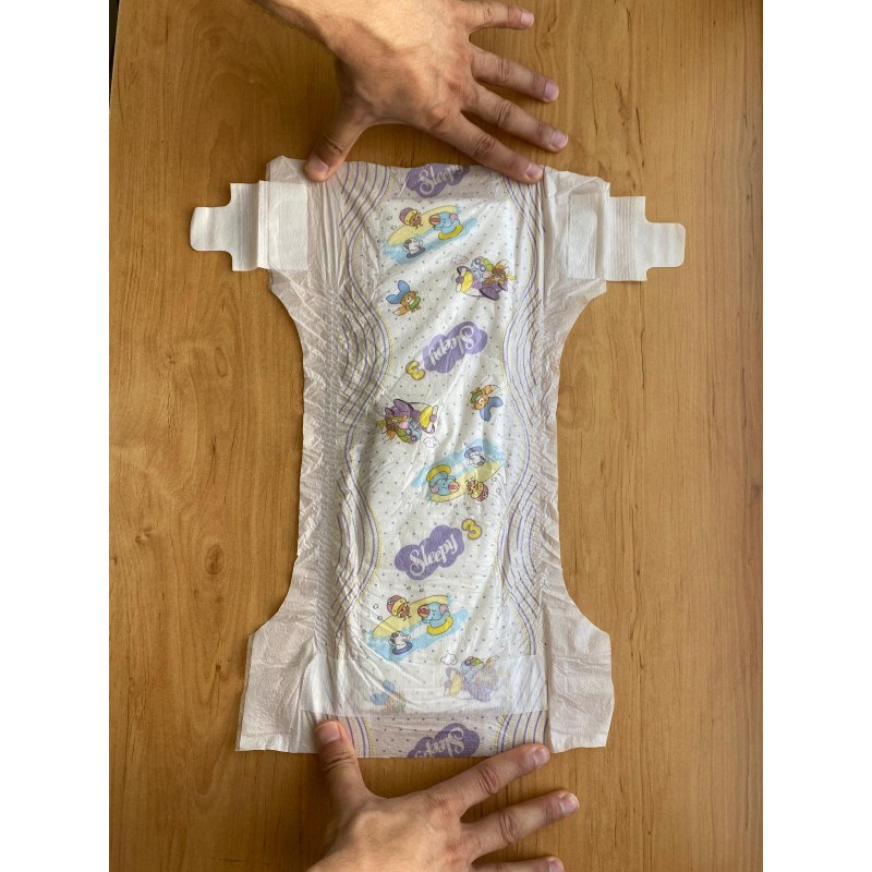 Baby Diaper Manufacturer - B Grade Rejected Cotton Magic Tape Bale Bulk