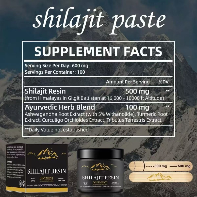 Shilajit Resin Extract Supplier - Natural Herbal Immune Sleep Support Bulk