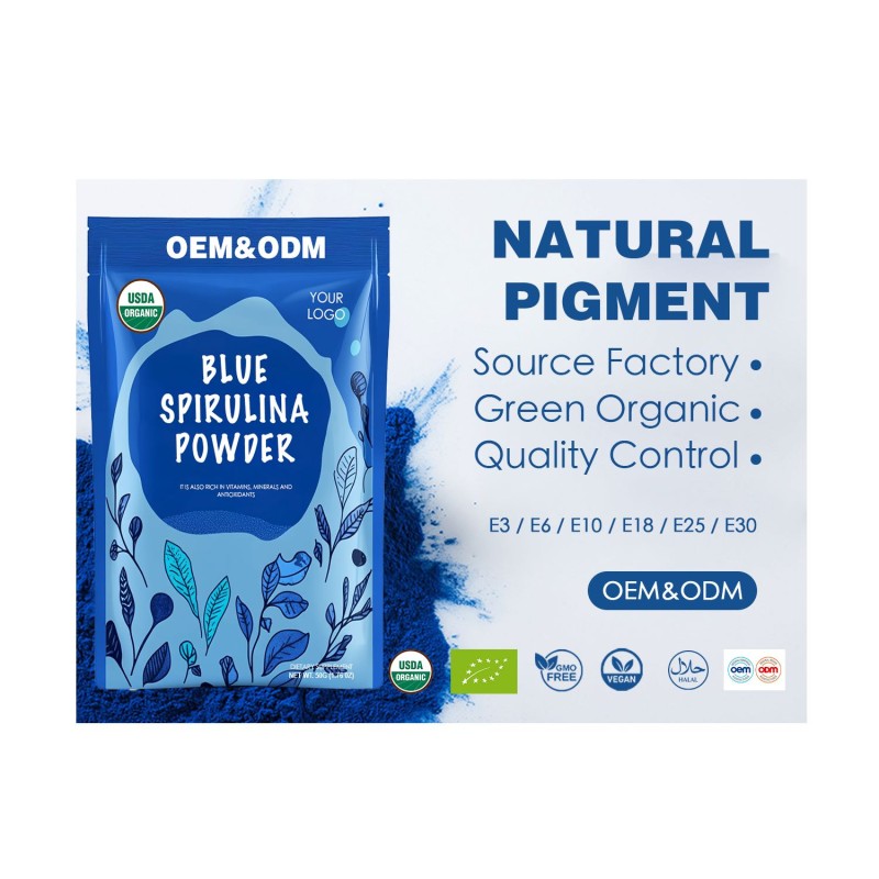 Spirulina Extract Powder Factory - Blue Phycocyanin Food Grade Bulk