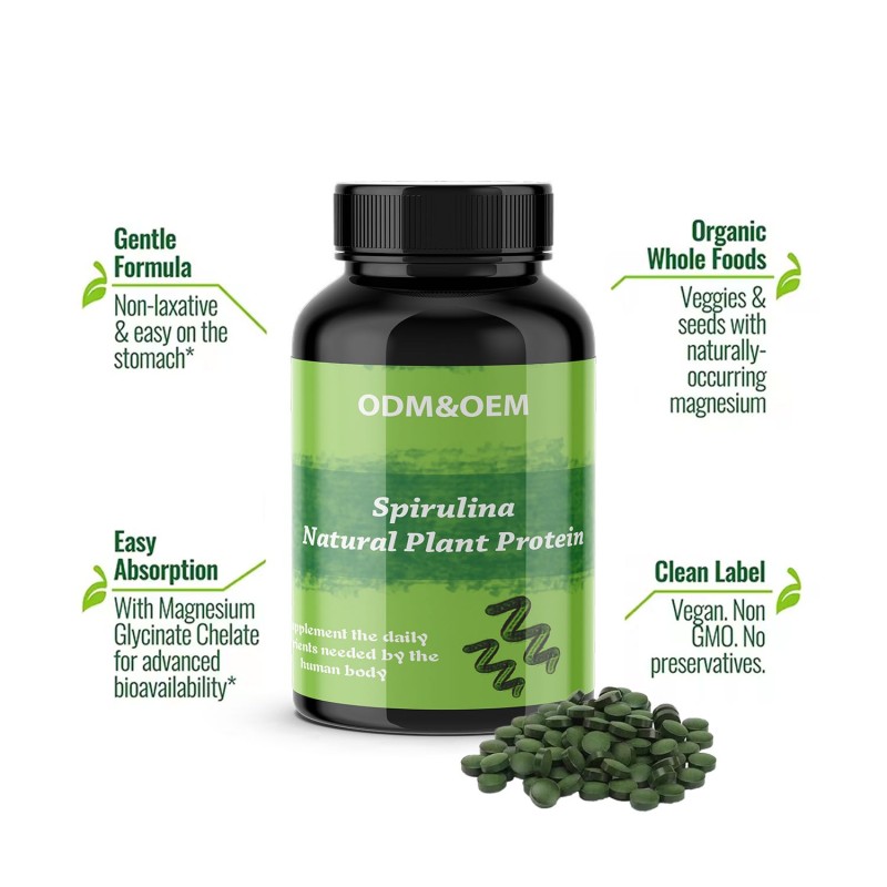 Spirulina Extract Tablets Supplier - Halal Capsules Gummies Digestive Health