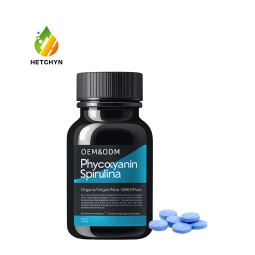 Blue Spirulina Tablets Factory - Phycocyanin Food Grade Bottle Packaging