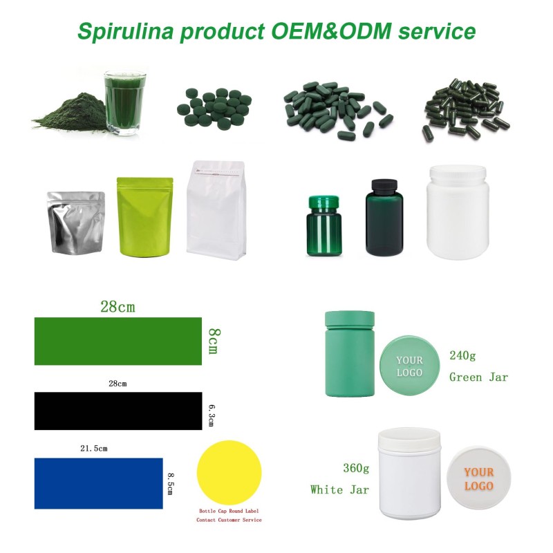 Spirulina Extract Tablets Supplier - Halal Capsules Gummies Digestive Health