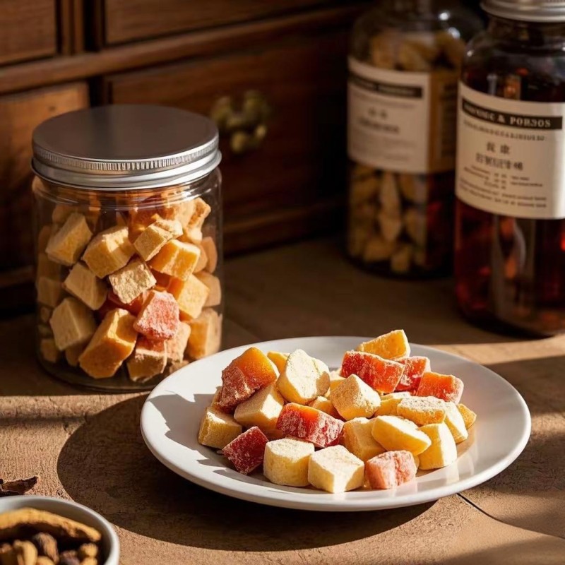 Peach Snack Factory - Freeze-Dried Cube Shaped Water Date