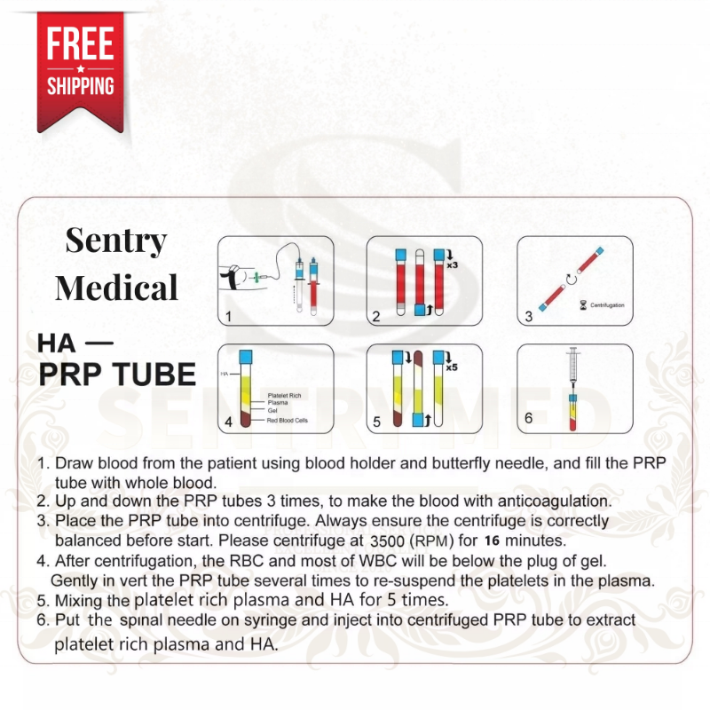 PRF Tube Manufacturer - 10ml No Additive Centrifuge Custom