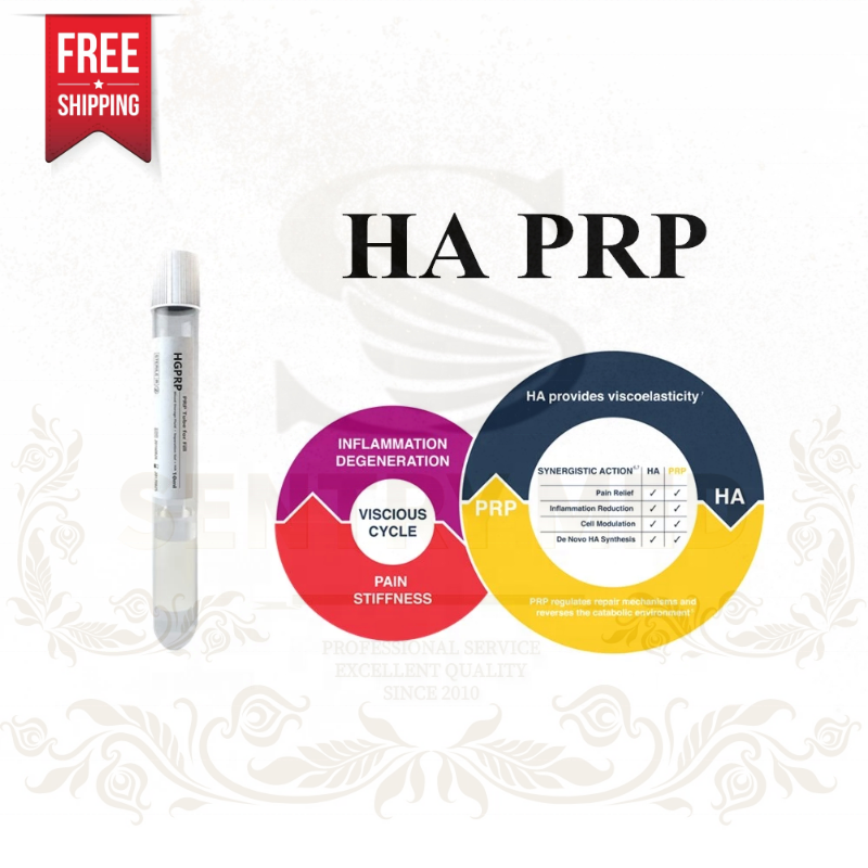 PRP Tube Factory - Pyrogen Free HA Hyaluronic Acid Custom
