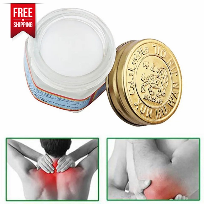 Pain Relief Ointment Manufacturer - White Balm Stomachache Massage