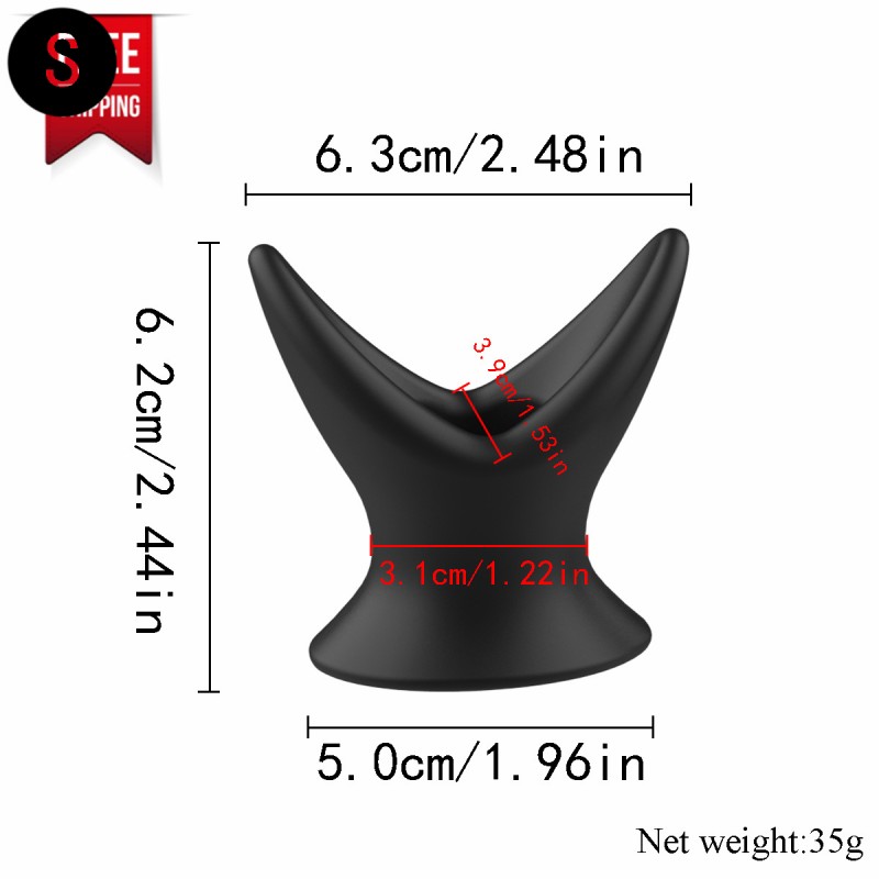 Anal Plug Factory - Waterproof Silicone V-shaped