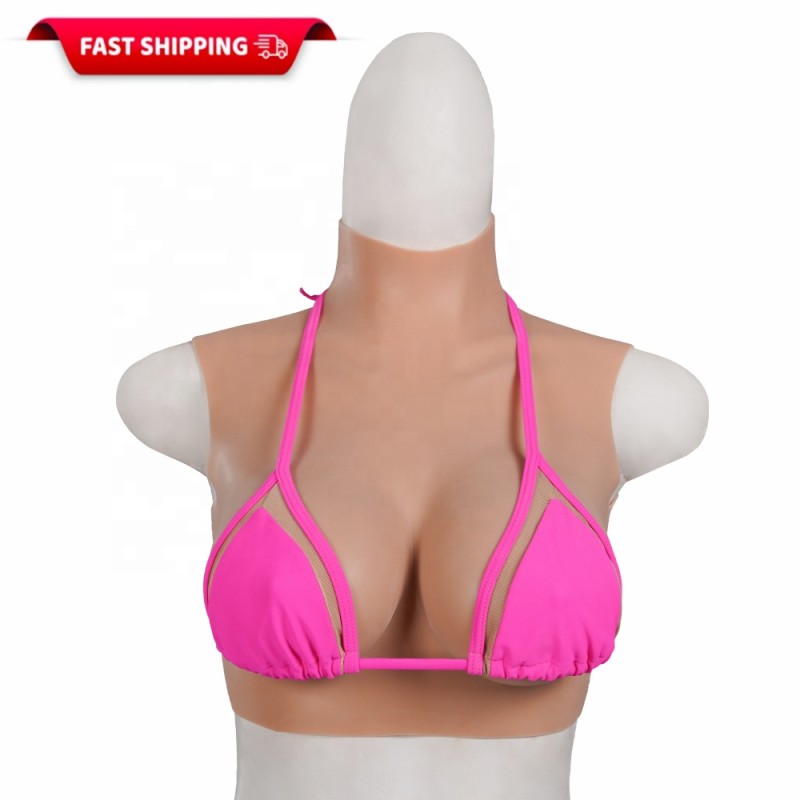 Fake Breast Manufacturer - High Collar Realistic Silicone