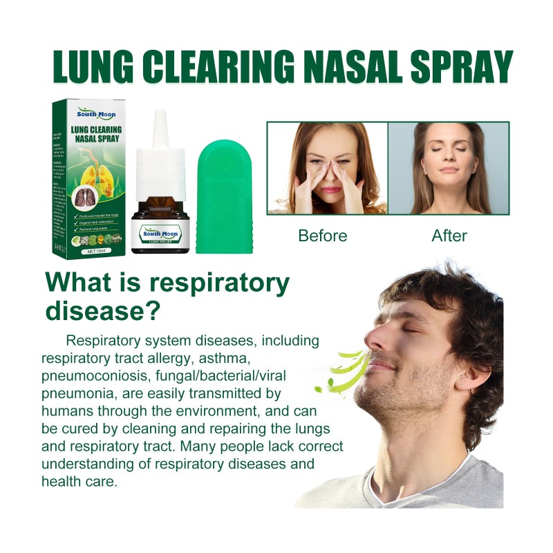 Nasal Spray Supplier - Cleaning Lung Treatment Bottle