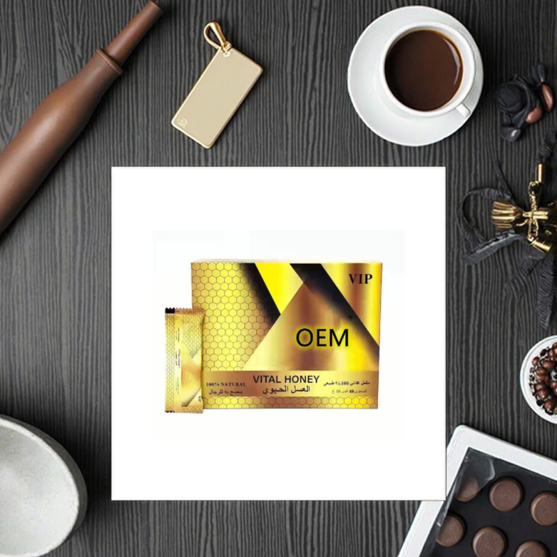 Wholesale New Packaging for Gold Vip Black Horse extra Vital Honey