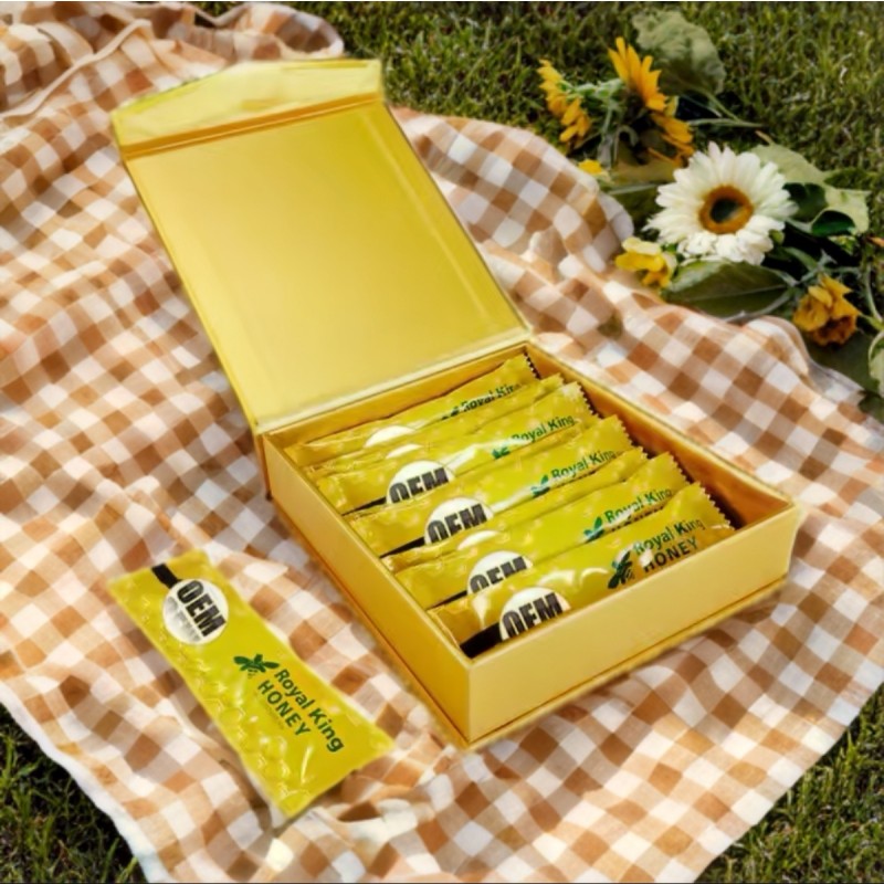 Genuine Original 2025 Hot Spot Men's Royal King Honey High Quality Organic Royal Jelly Wholesale OEM Sex Products