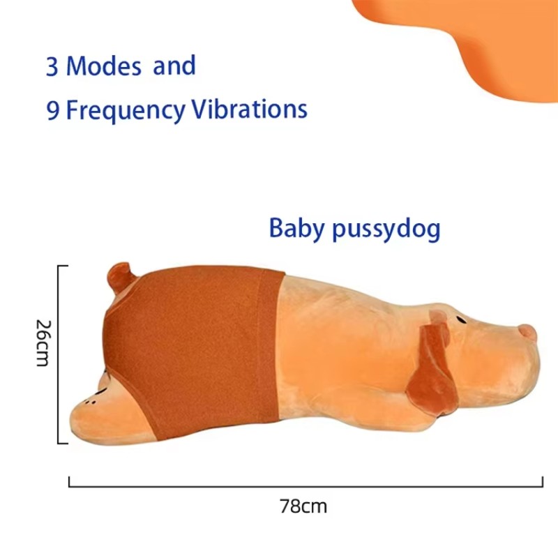 2025 New fox Dog Bear Pull String Plush Pillow Automatic Dildo Sex Toy Women Adult Plush Vibrator Doll Animal Plush Sex Toy