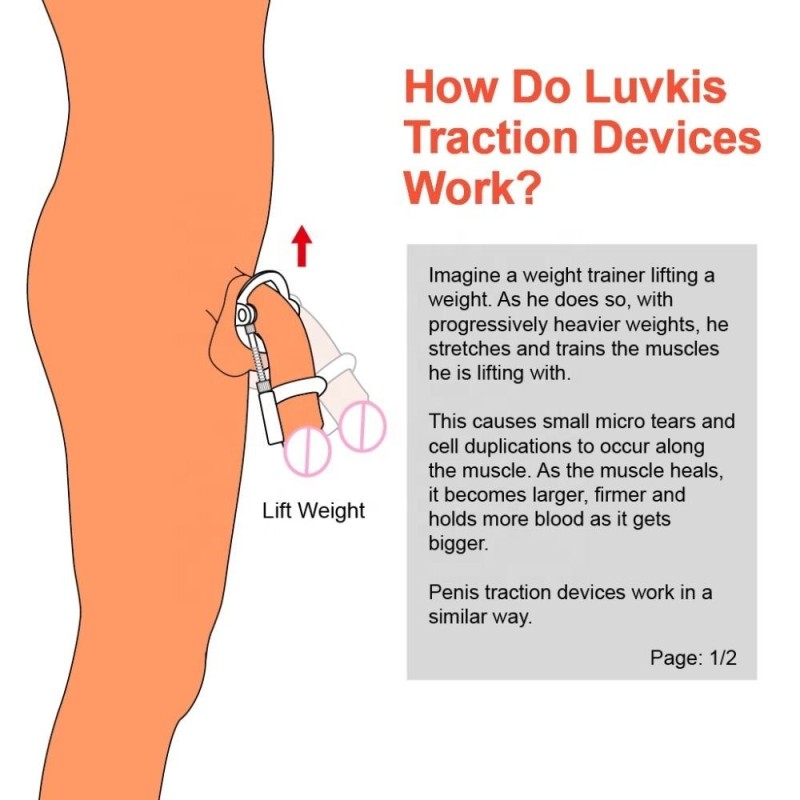 Cross Border Safer Sex Products Hot Male Penile Traction Stretching Appliance Metal Support Phallus Correction Toys