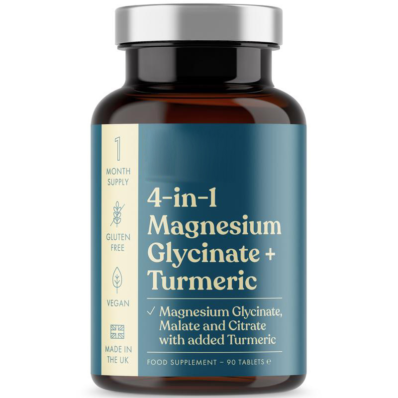 TK Hot Sale 4-in-1 Magnesium Glycinate + Turmeric Adult Capsules Direct Factory Direct Sale