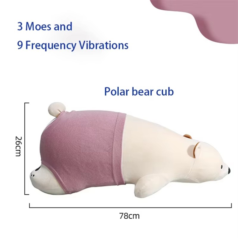 2025 New fox Dog Bear Pull String Plush Pillow Automatic Dildo Sex Toy Women Adult Plush Vibrator Doll Animal Plush Sex Toy